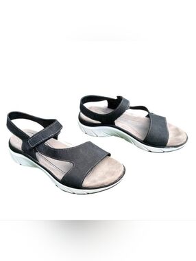 Bionica Comfort Sandals Women’s Size 8 Black Adjustable Strap Walking Casual